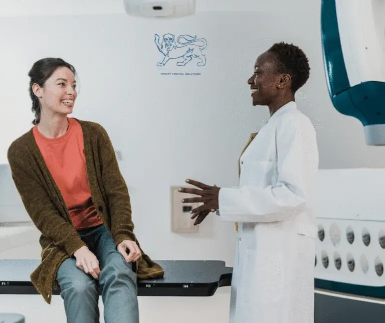 Healthcare provider supporting a patient seeking non-surgical care