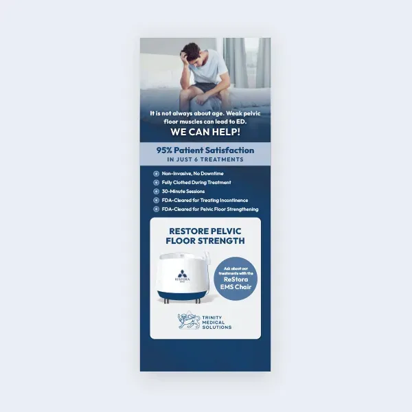Trinity Medical Solutions ReStora EMS display banner